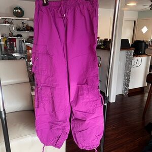Purple Cargo Pants